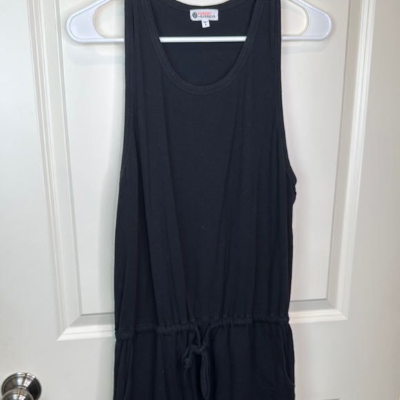 SUNDRY for EVEREVE Sleeveless Drawstring Waist Racerback Casual Dress Large - Picture 3 of 14